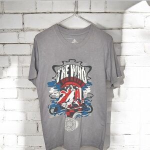 Rock and Roll Hall of Fame Inductees The Who T-Shirt Mineral Wash Gray Size M